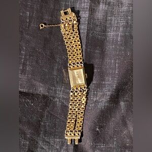 Vintage Sheffield women's watch gold with chain strap